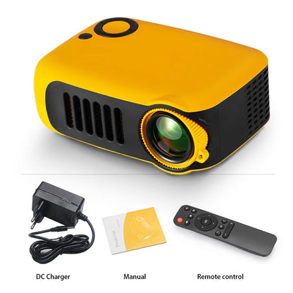 AUN A2000 Portable Projector LED Home Theater Projector Mini Cinema Smart TV Beamer Support 1080P Full HD Movie Play