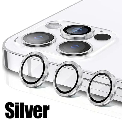 3Pcs Metal Lens Protector Glass For iPhone 16 13 12 11 14 15 Pro Max Mini Camera Lens Protection Film For iPhone 16 14 15 Plus