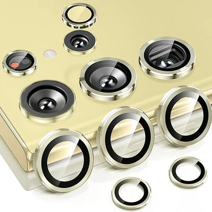 Metal Lens Ring Glass For Samsung Galaxy S26 S25 S24 S22 S23 Ultra Plus Camera Protector Cover For Samsung S26 Ultra Accessories