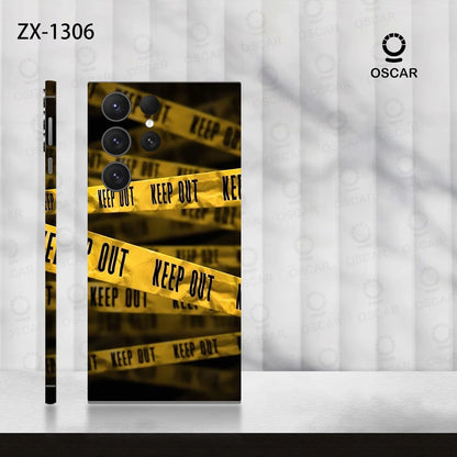 Colorful Decal Skin for Samsung Galaxy S24 S23 S22 Ultra Plus S25 Note20 Back Screen Protector Cover Wrap Stones Sticker