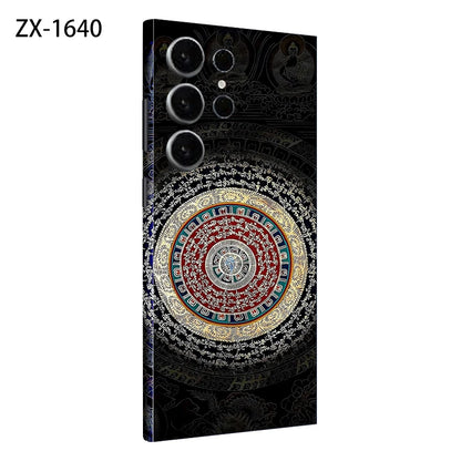 Colorful Decal Skin for Samsung Galaxy S24 S23 S25 Ultra Plus S24Ultra Back Screen Protector Cover Wrap Stones Sticker