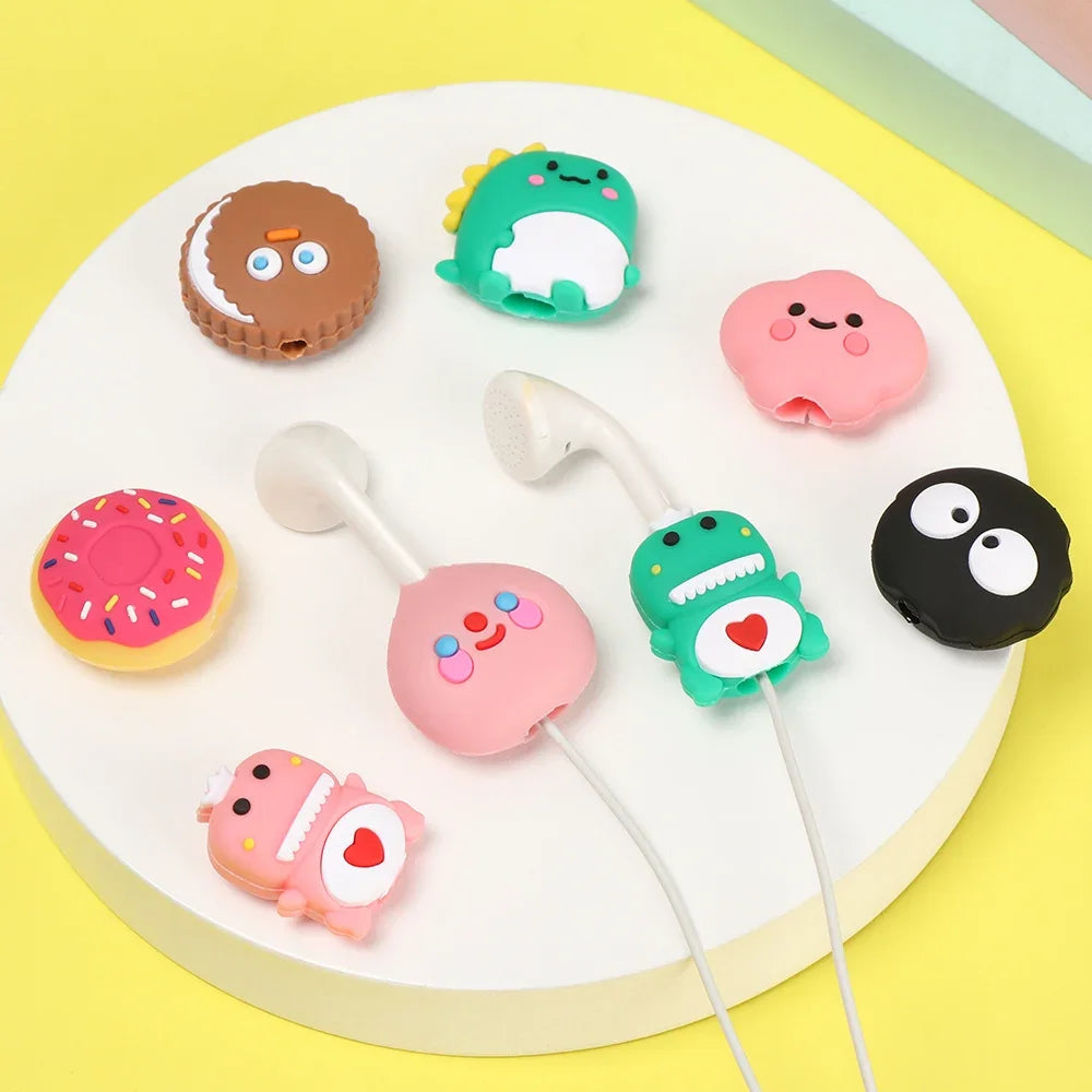 New Cartoon Cable Winder Cover Protective Case USB Charging Cable Cover Wire Cord Protectors Data Line Protector