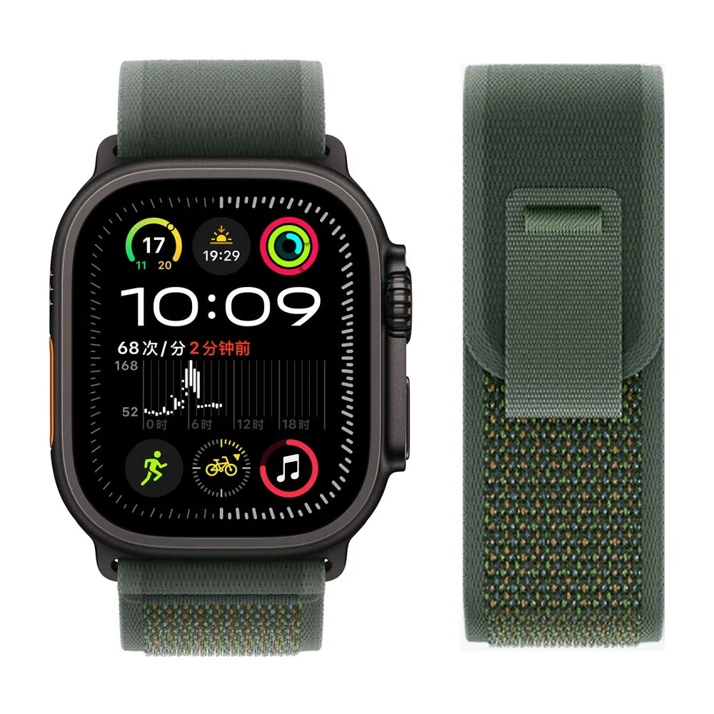 Trail Loop For Apple Watch Band Ultra 3 11 10 9 8 7 6 5 SE 49mm 46mm 45mm 42mm 44mm 40mm 41 Sport bracelet correa iwatch Straps