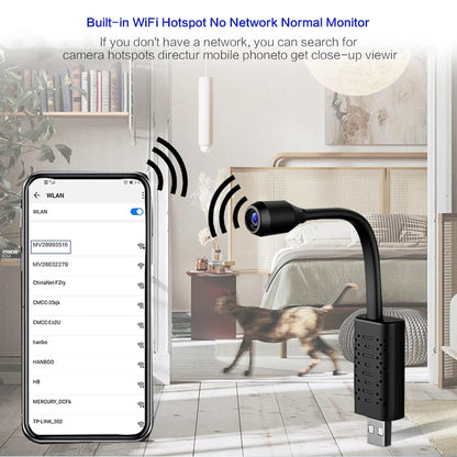 Mini Camera HD 1080P WiFi Camcorder Portable Wireless Module Video Recorder Support Remote View P2P Camera Small Body Cam