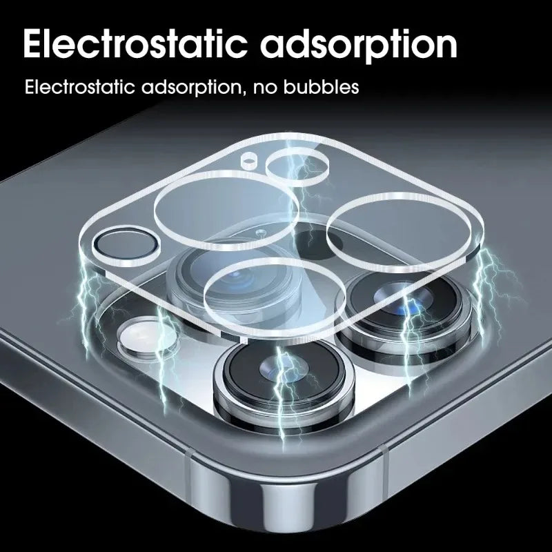 5 Pcs Full Cover Camera Lens Protector Glass For Apple IPhone 16 15 14 13 Plus Pro Max Camera Tempered Glass For iPhone 13 Mini