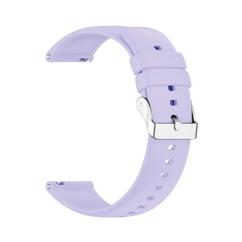 Universal Watch Straps 22mm 20mm Quick Release Silicone Band Soft Rubber Wristband for Huawei Samsung Xiaomi Amazfit Smartwatch