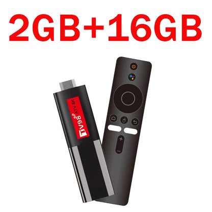 TV98 ATV 8K Mini TV Stick Android 14 Allwinner H618 Quad Core Cortex A53 Support 8K 4K Wifi 6 BT 5.0 Voice Remote Smart TV Box