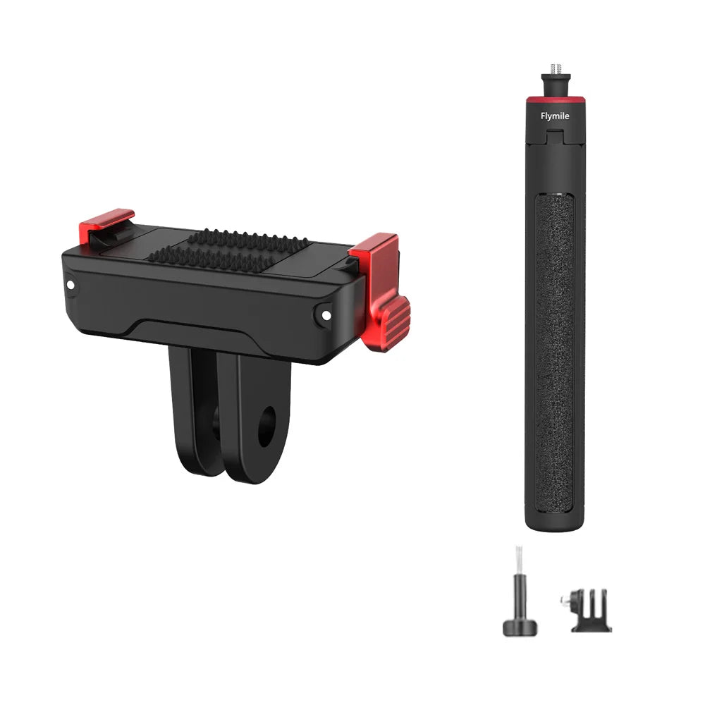 Flymile Action 5 Pro Tripod Adjustable Selfie Stick Long Hand Grip Vlgo Travel Stand for DJI OSMO 360/Action 4 Accessories