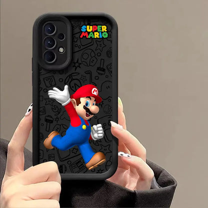 Cartoon Super M-Mario Bros Phone Case For Samsung Galaxy A14 A15 S21 S22 S23 S24 FE Plus Ultra A25 A35 A52 A53 A54 A55 5G Covers