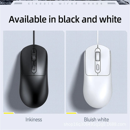 G580 USB Wired Mouse Ergonomic Office/Gaming Mouse With Anti Slip Stickers For PC Laptops Anti-Slip Mouse Send A Gift 2026 New