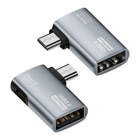 Micro USB Male to USB Female OTG Adapter USB Adapters for Phones and Tablets Convert Micro USB to USB A, Easy to Use