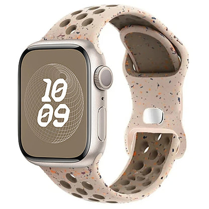 Strap For Apple Watch Band 44mm 49mm 45mm 40mm 41mm 38mm 42mm correa Breathable sports bracelet iwatch series 8 SE 7 6 5 9 Ultra