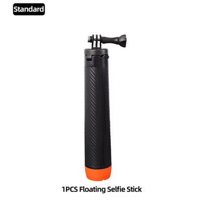BSLIUFANG underwater buoyancy pole extendable selfie stick tripod suitable for GoPro Insta360 DJI OSMO sports camera accessories
