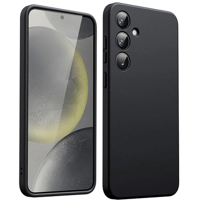 Shockproof Silicone TPU Phone Case For Samsung Galaxy S20 S21 S22 S23 S24 Ultra FE S10 S9 S8 Plus lite 5G Black Soft Back Cover