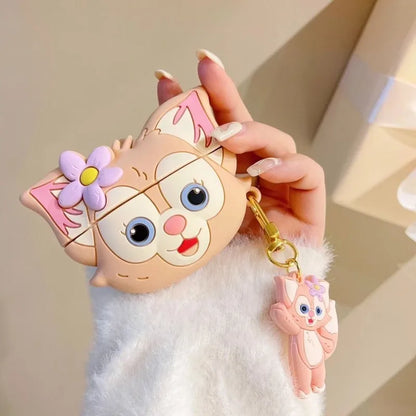 3D Cartoon Case for AirPods 4 2024 New Silicone Earphone Charging Case for AirPods Pro 2 Cover for AirPods 3 With Hook