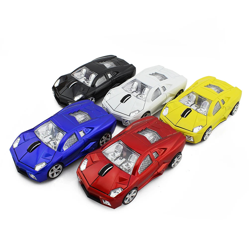 Wireless Small Car Shape 3D Mouse Creative Mini Ergonomic  Sports Car Design Ergonomic Optical Mice   For PC Laptop Gamer Gift