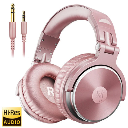 Oneodio Pro 10 Wired Headphones Hi-Res Audio Wired Headset Stereo Professional DJ Headphone with Mic Over Ear  Studio Headphone