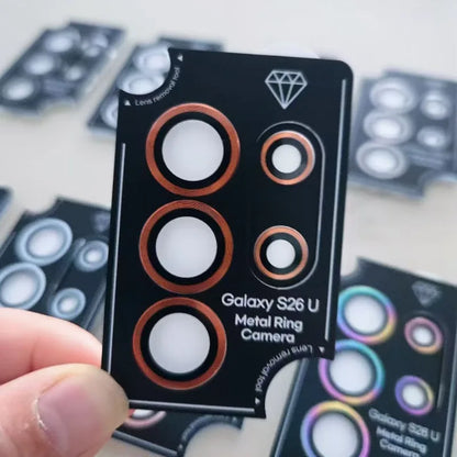 Metal Lens Ring Glass For Samsung Galaxy S26 S25 S24 S22 S23 Ultra Plus Camera Protector Cover For Samsung S26 Ultra Accessories