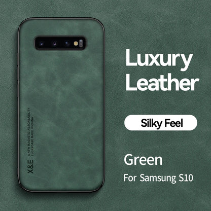 For Samsung Galaxy S8 S9 S10 Plus Case Luxury Leather Magnetic Car Holder Phone Case For Samsung S10E Note 8 9 10 Back Cover