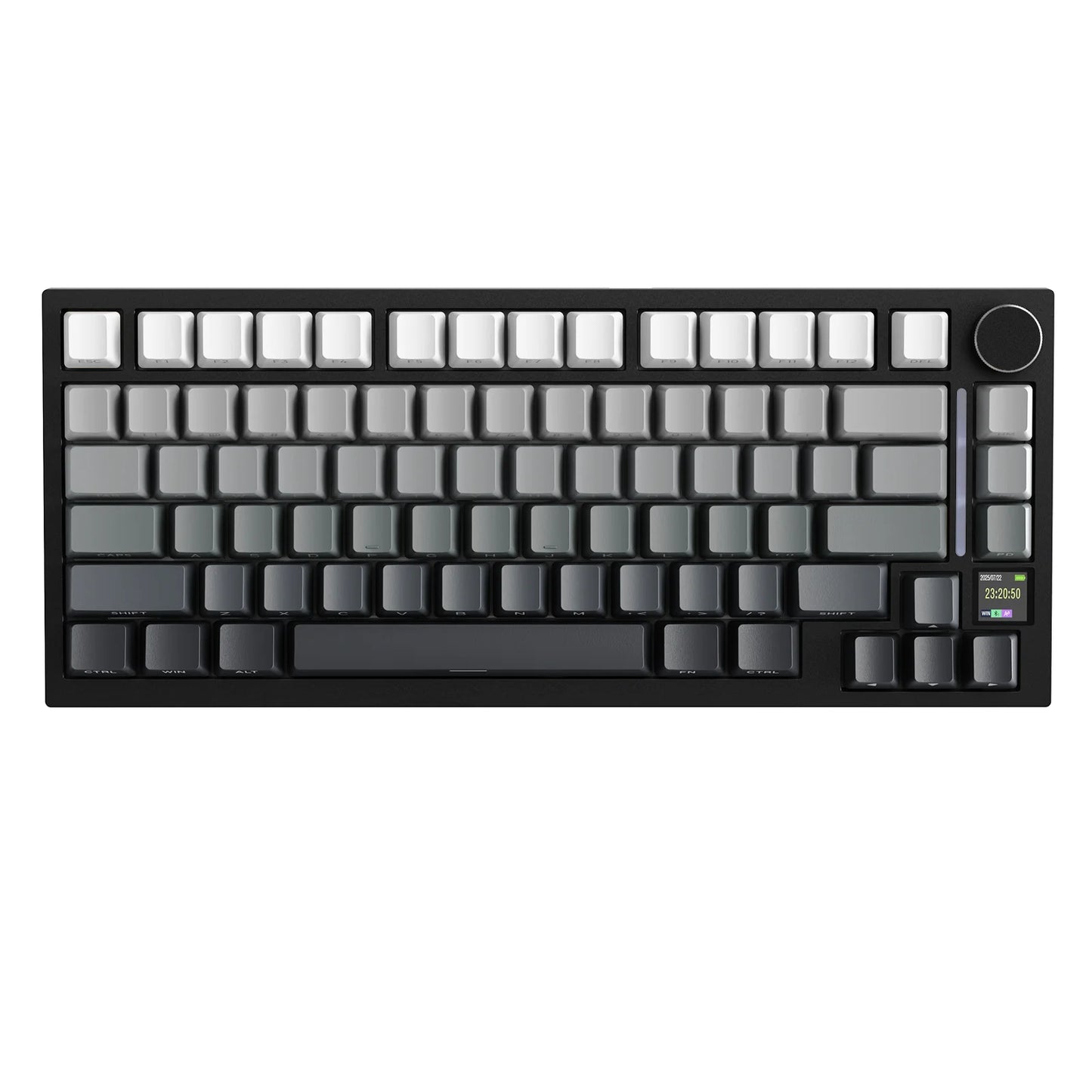 Attack Shark X820Ultra Wireless 75% Mechanical Gaming Keyboard with Screen & Knob Hot Swappable 2.4GHz/BT/Wired RGB