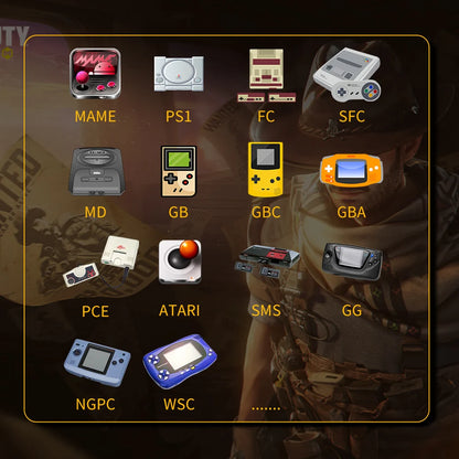 SF3000 Portable Mini Handheld Game Player 4.5 Inch IPS Screen Retro Video Game Console Built-in 20000+ Games for PS1/GBA/SFC