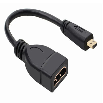 Micro HDMI To HDMI Data Transmission Line 4K 60Hz Cable For Raspberry Pi 5/Pi 4 Hero 7 6 A6000 Camera HDTV 15cm