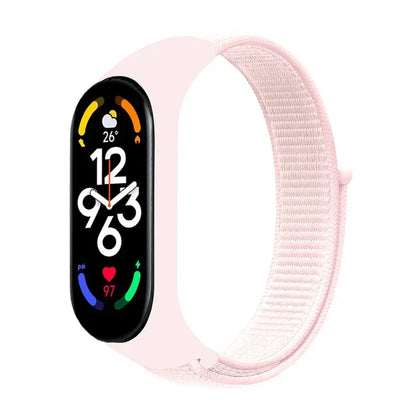 Nylon loop Mi band 4 5 6 Strap Replacement Soft Adjustable Wrist Watchband Pulsera correa For Xiaomi Mi band 3 4 5 6 7 Bracelet
