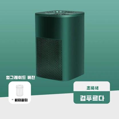 Air Purifier Smoke Odor Negative Ion Generator Household HEPA Air Purifier Efficient Purifying Air Formaldehyde for Car and Room