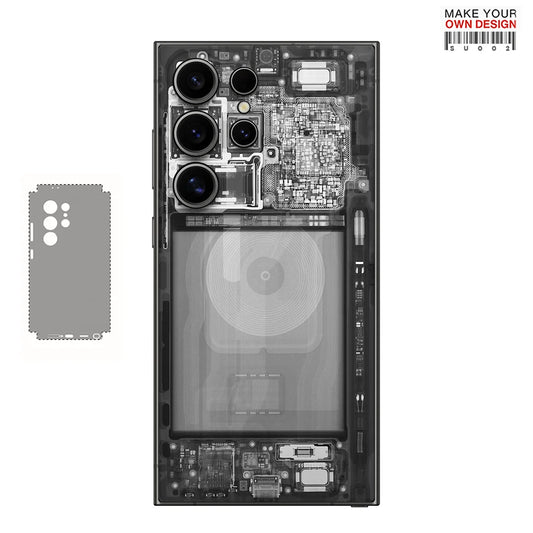 001 Colorful Decal Skin for Samsung Galaxy S25 S23 S22 Ultra Plus S24Ultra Back Screen Protector Cover Wrap Stones Sticker