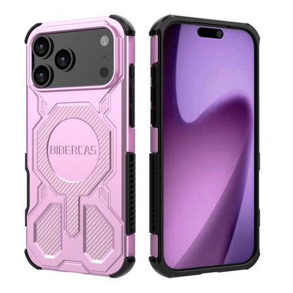 Military Armor Phone Case For iPhone 17 16 15 14 13 Pro Max 17Air 16E Magnetic Wireless Charging Anti-Drop Protective Cover