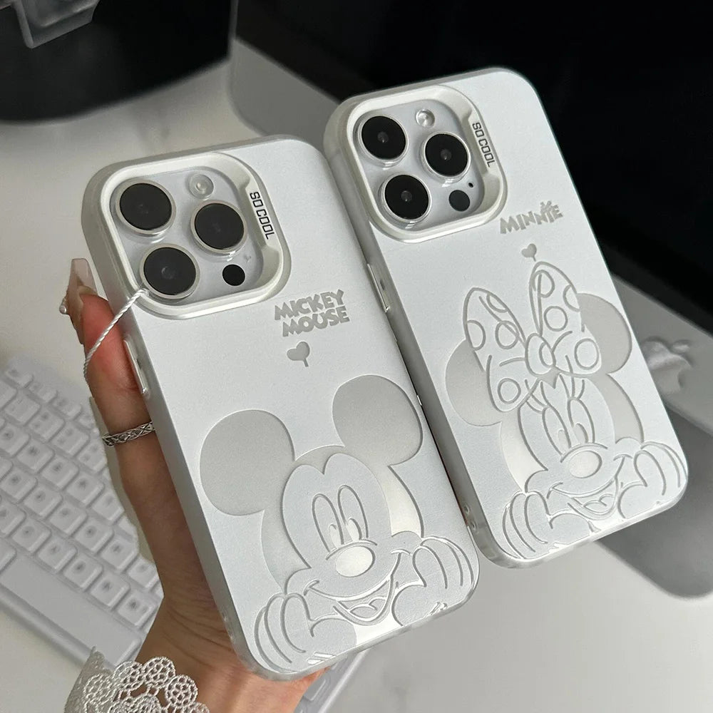 Cartoon Mickey Phone Case For Samsung Galaxy S25 S24 S23 S22 S21 Plus FEUltra A36 A26 A55 A35 A25 A34 A54 A53 A52 Y2K Back Cover