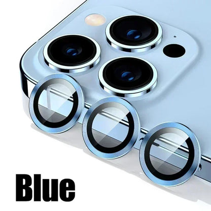 3Pcs Metal Lens Protector Glass For iPhone 16 13 12 11 14 15 Pro Max Mini Camera Lens Protection Film For iPhone 16 14 15 Plus