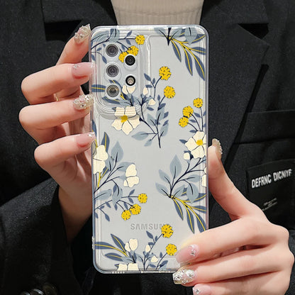 Cherry Case For Samsung A54 A53 A52 A55 A51 A35 A34 A33 A32 A21S A15 A14 A13 A12 Cases Galaxy S22 S23 Ultra S24 S21 Plus S20 FE