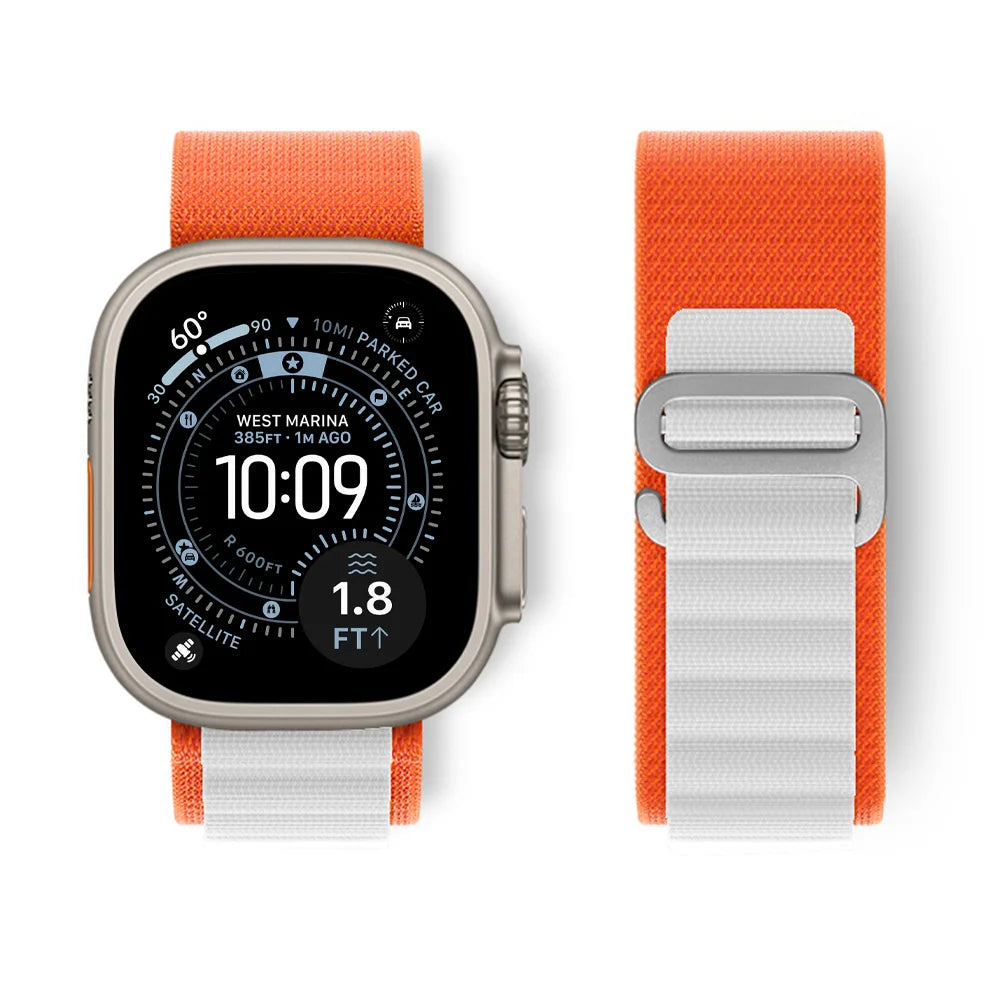 Alpine Loop Strap For Apple Watch Ultra 3 band 49mm Nylon bracelet iwatch series 11 10 42/46mm SE3 40/44mm 7 8 9 45mm 41mm Band