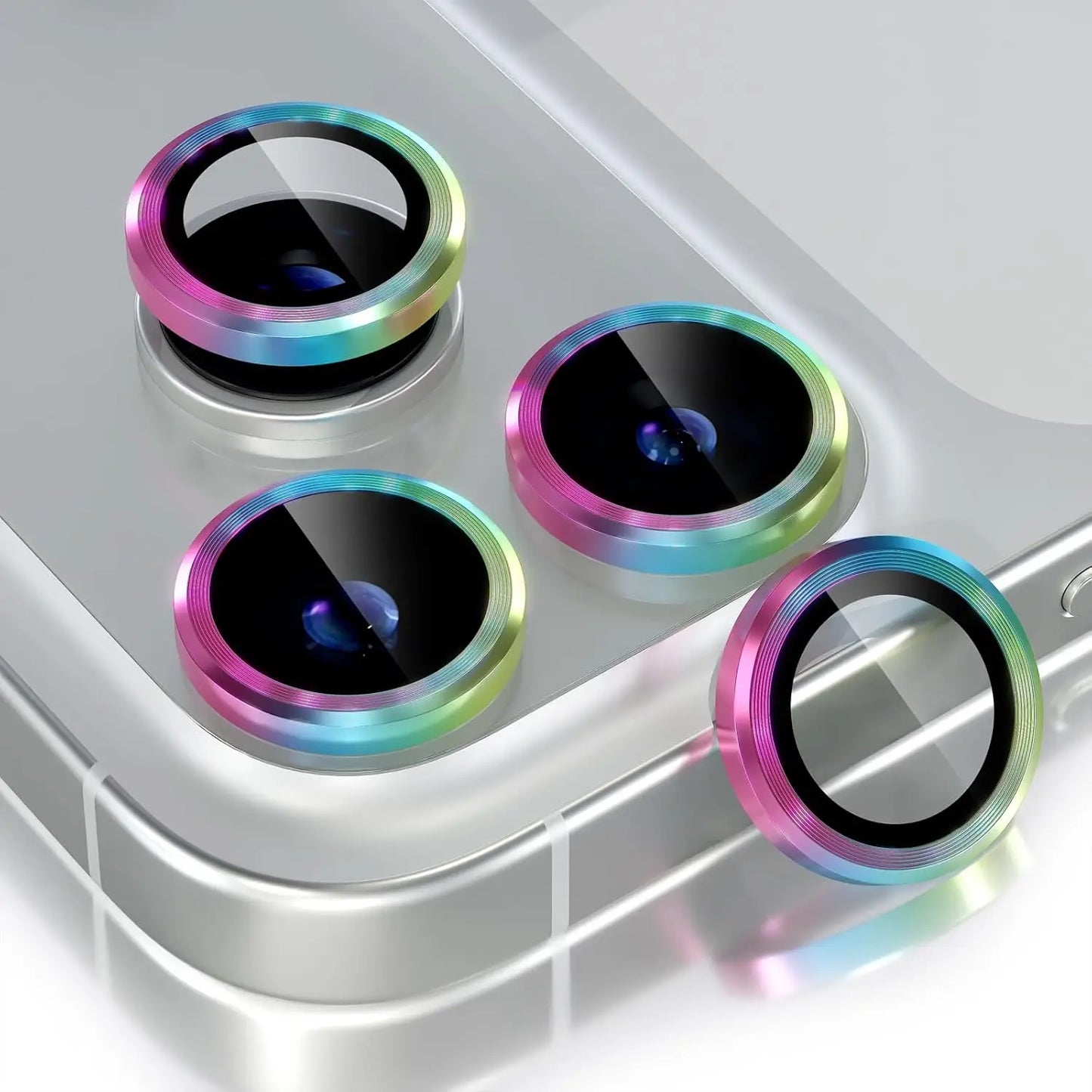 Bling Glitter Diamond Metal Frame Camera Protector For IPhone 18 Pro Max 17 Pro 17 Alloy Lens Tempered Glass Film Ring Cover Cap