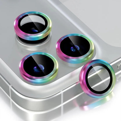 Bling Glitter Diamond Metal Frame Camera Protector For IPhone 18 Pro Max 17 Pro 17 Alloy Lens Tempered Glass Film Ring Cover Cap