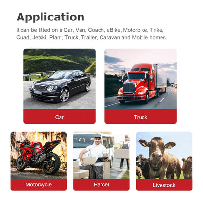 4G LTE GPS Tracker for Vehicles Car Motorcycle Unlimited Distance Tracking Device with Affordable Subscription