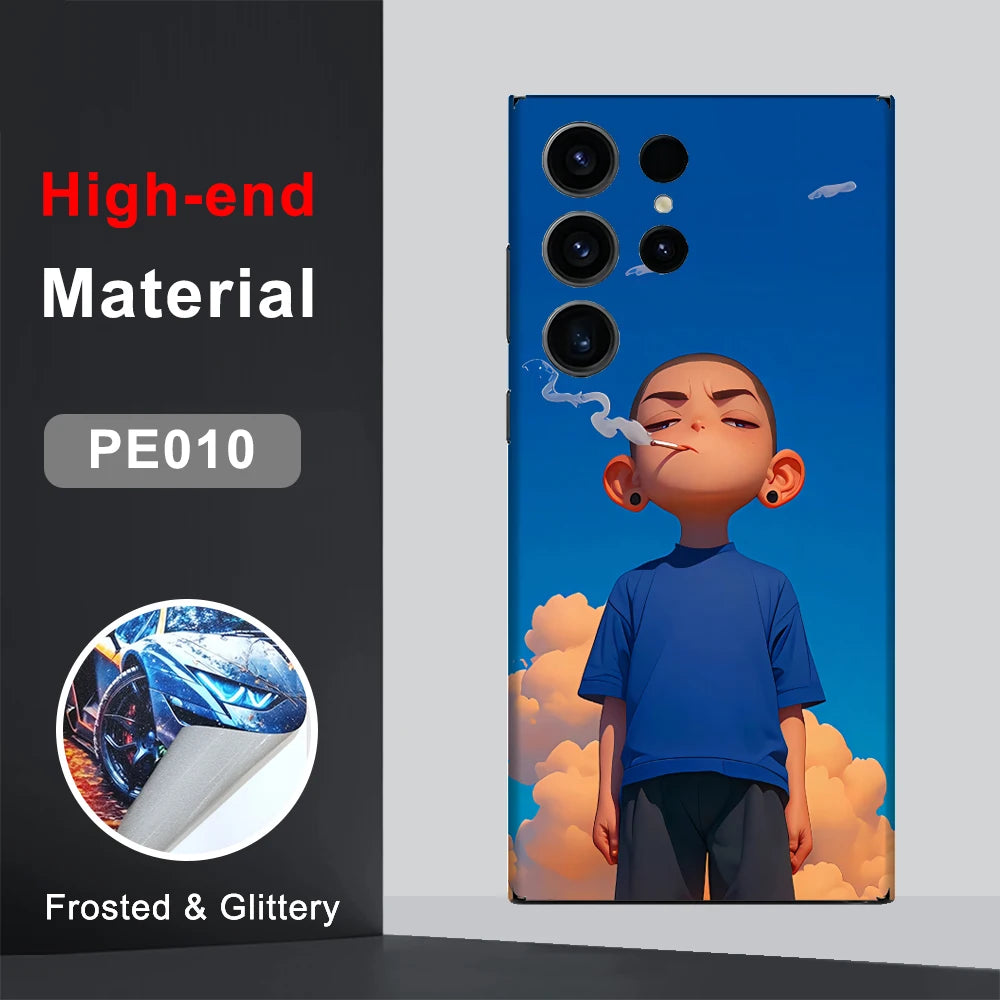 CASEKiTTY Skin For Galaxy S24 Ultra Back Film Samsung S23 Ultra Sticker S22 Plus Protective Decal Wrap Screen Protector No Case