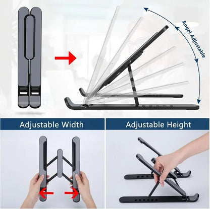 Foldable Laptop Stand Portable Notebook Support Base Holder