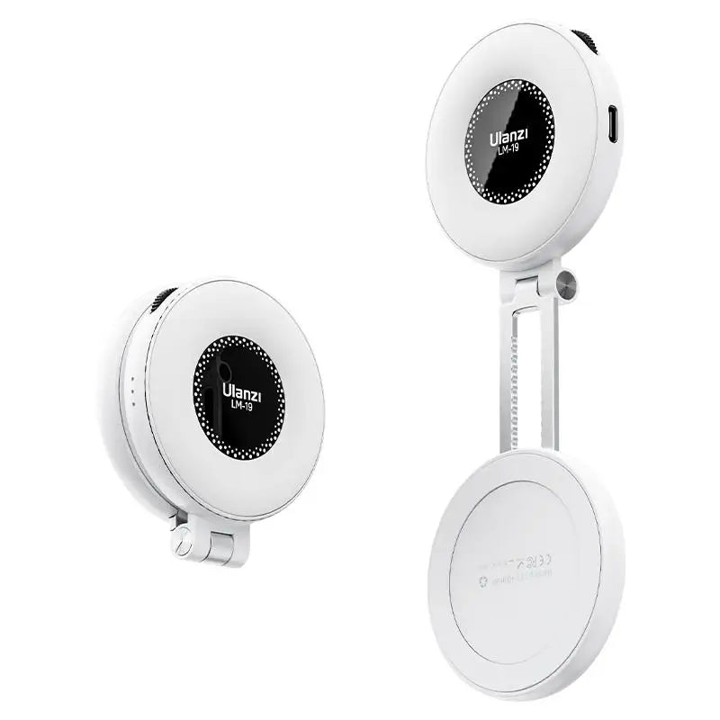 Ulanzi LM19 MagSafe Light Bi-Color Flip Fill Light Suitable for Magnetic Mobile Phones CRI 95+ for Vlog Livestream Photograph
