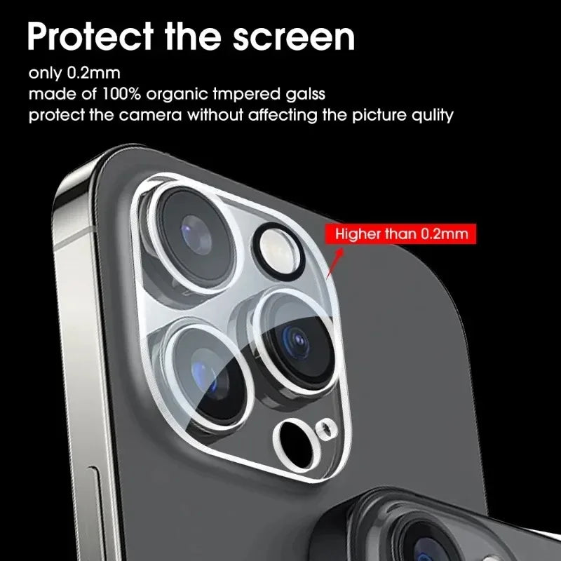 5 Pcs Full Cover Camera Lens Protector Glass For Apple IPhone 16 15 14 13 Plus Pro Max Camera Tempered Glass For iPhone 13 Mini