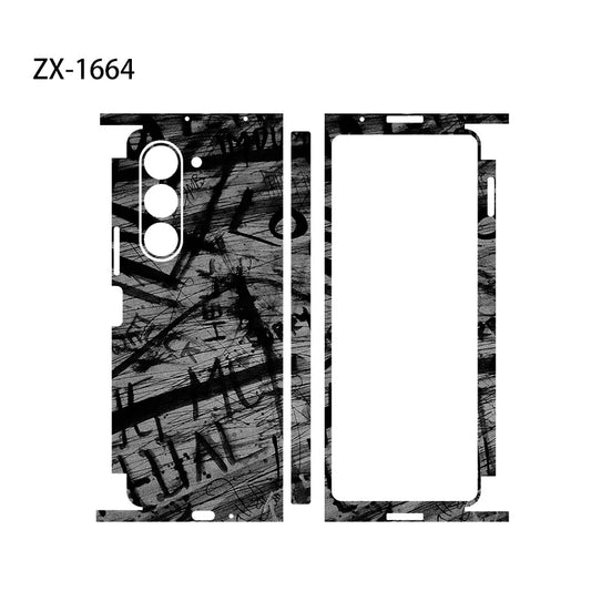 Colorful Anti-Scratch Stickers For Samsung Galaxy Z Fold6 5 4 3 7 Fold5 Protective Decal Skin Cover Back Film