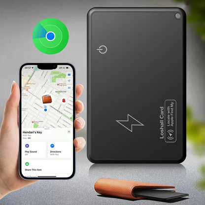 1-50PCS Wallet Tracker Card Wireless Charging Smart Tag Device With Apple Find My App Bluetooth Tracker For Iphone GPS Tracker