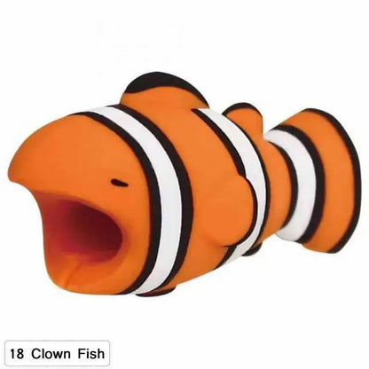 NEW Cartoon Anime Animal Cable Protector Data Line Protectors Cable Organizer Earphone Cable Protector Charger Cable Winder