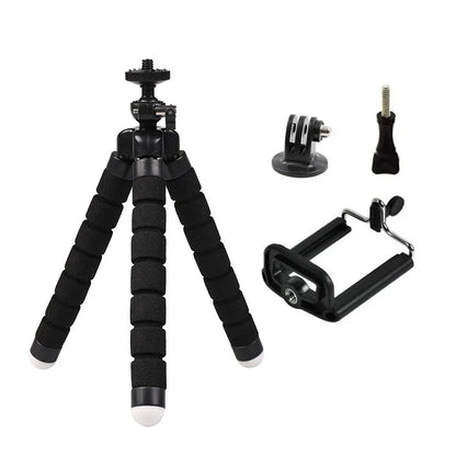 Mini Tripod for Gopro Hero 13 12 11 10 9 8 7 6 5 Black MAX Flexible Octopus Accessories for Action 3 Fusion Akaso Brave DBPOWER