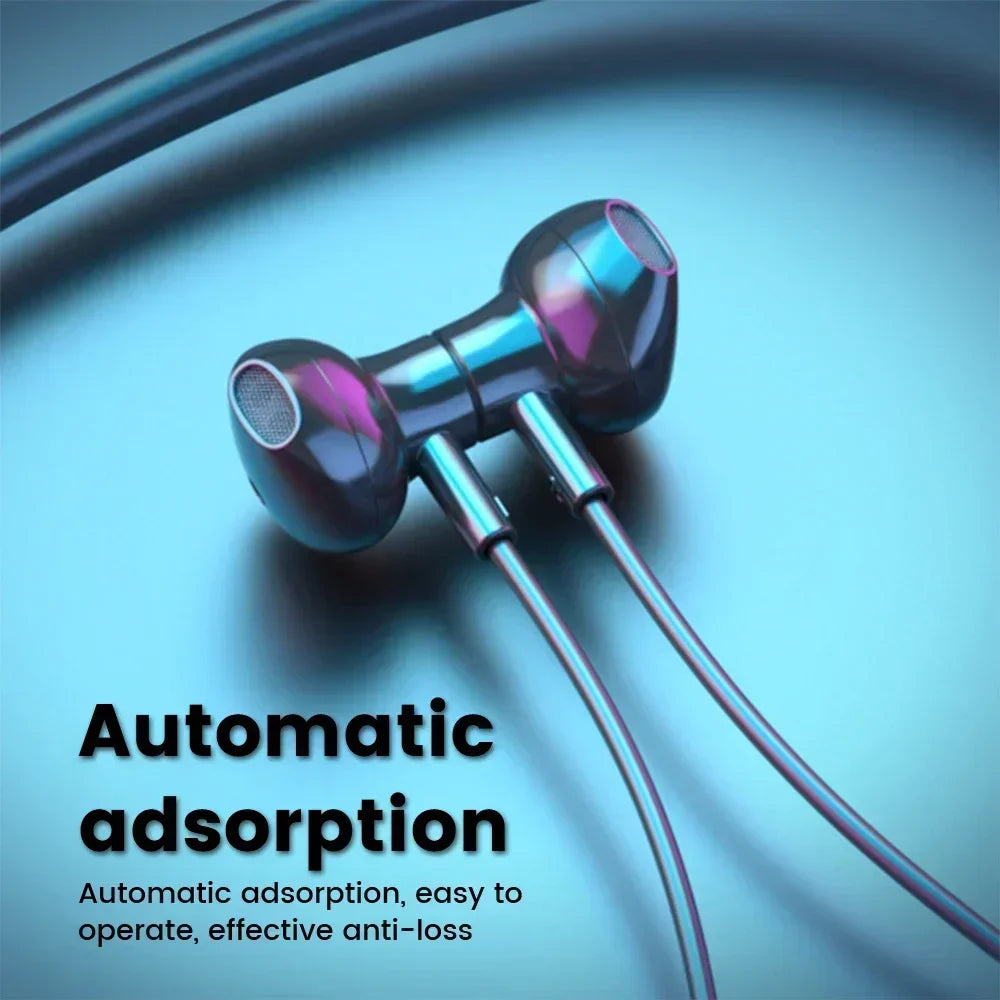 K58pro TWS Wireless Headphone Bluetooth 5.2 Earphones Magnetic Neckband Sport Waterproof Blutooth Headset with Mic Noise Cancell
