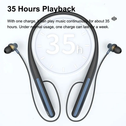 EARDECO Wireless Vibration Headphones Bass Stereo 6.0 Bluetooth Headphone Sport Neckband Bluetooth Earphone with Mic Voice Assis