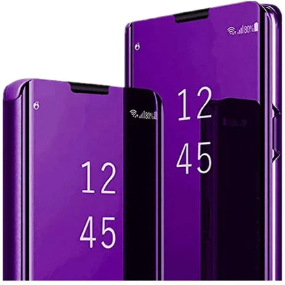 Mirror Flip Case For Samsung Galaxy S25 S24 S23 Ultra S22 S20 Plus Cases For Samsung S23 S24 S21 FE Note 20 Ultra 10 Plus Cover