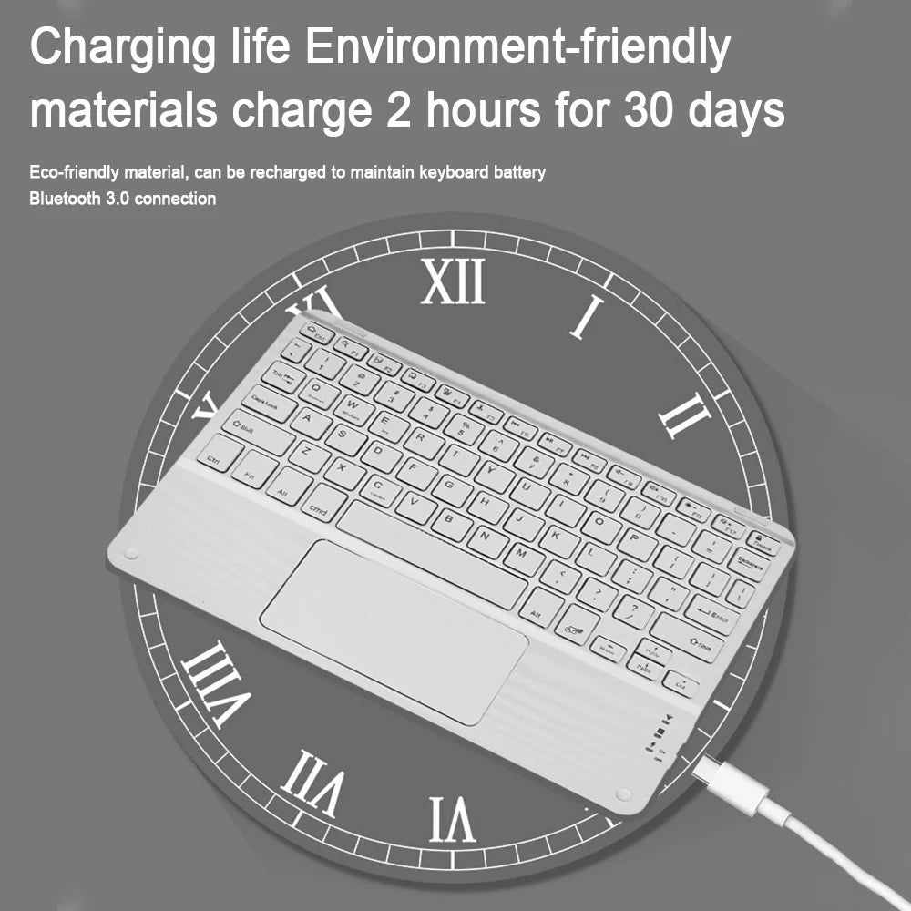 Touchpad Bluetooth Keyboard For Smart Phone PC Computer Laptop Wireless Keyboard  For iOS Android Windows for iPad Keyoboard