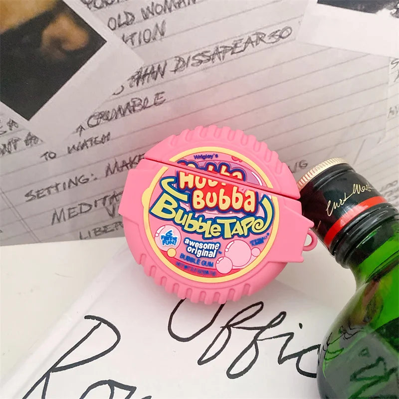 Cover for AirPods 4 2024 Cartoon Sugar Bubble Gum Earphone Case for Apple AirPods Pro 2 Charging Box Hedgehog Case for AirPods 3